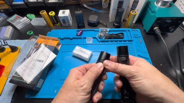 Review of Sofirn SP35T flashlight with drone shots. Xhp50.2 and modified with sfq65 смотреть онлайн
