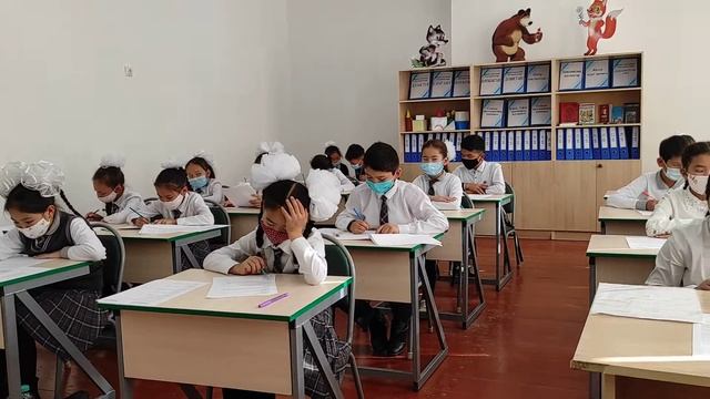 Айшабибі орта мектебі 5-6 сыныптар арасындағы мектепішілік пәндік олимпиада. 12.11.2021ж. смотреть онлайн