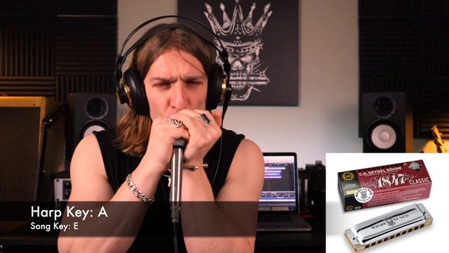 ZZ TOP 'LA GRANGE' STYLE BLUES ROCK HARMONICA JAM!⚡️(WILDE TUNING - ALL 12 KEYS DEMO)⚡️ смотреть онлайн