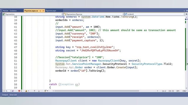 How to integrate razorpay payment gateway in website | Asp.net | c# #net .NET .net core #youtube смотреть онлайн
