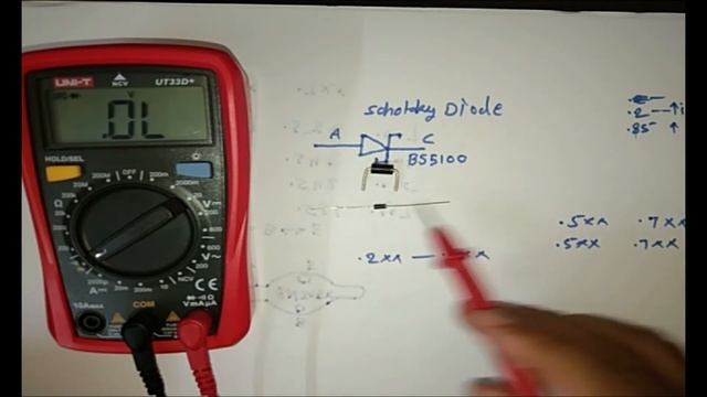 schottky diode testing in english | how to check schottky diode | temperature effect on forward vol смотреть онлайн
