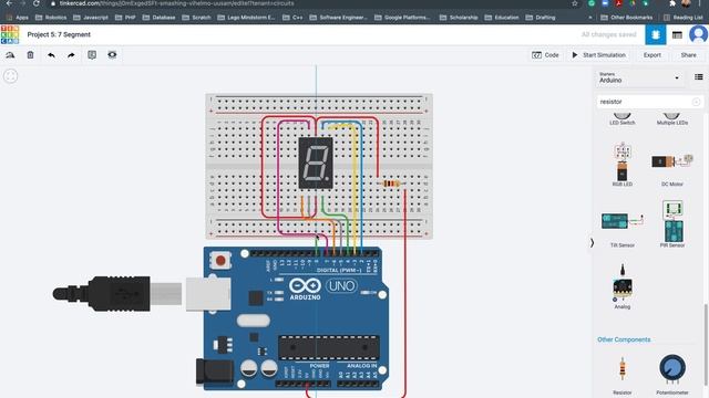 6.1 7-Segment (Common Anode) смотреть онлайн