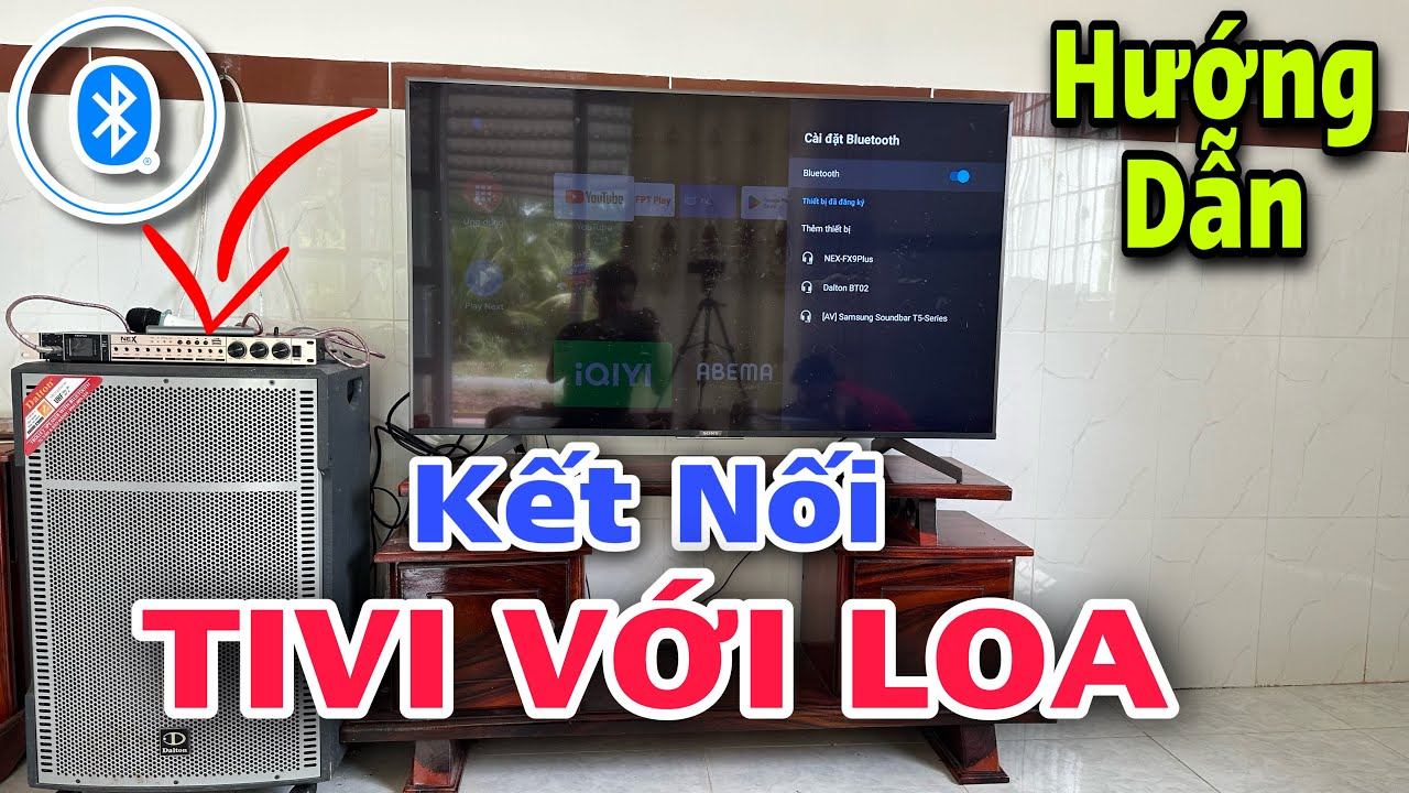 Kết Nối TIVI với LOA KARAOKE KẸO KÉO Bằng Bluetooth Không Dây смотреть онлайн