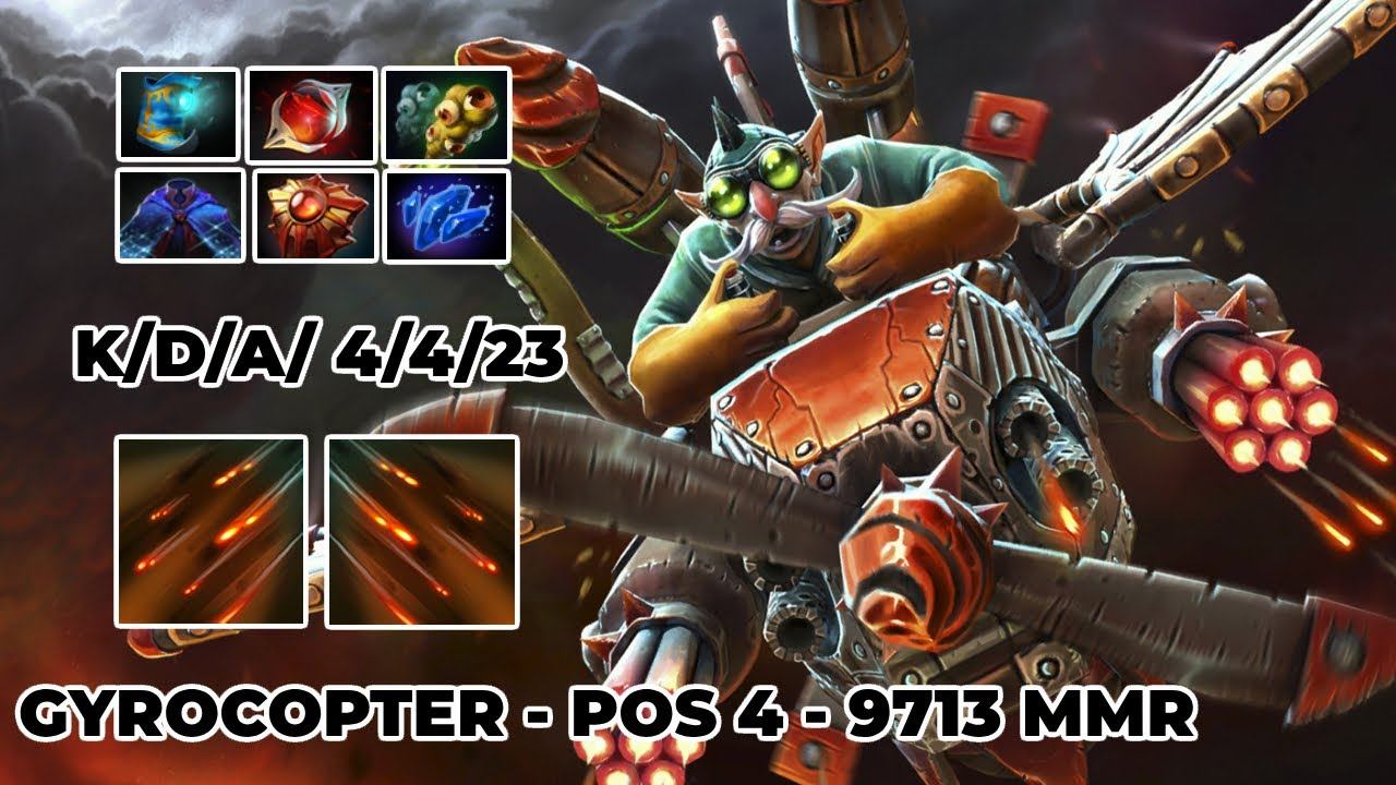 DOTA 2 - GYROCOPTER - POS 4 ➤ PARCHE 7.35b смотреть онлайн