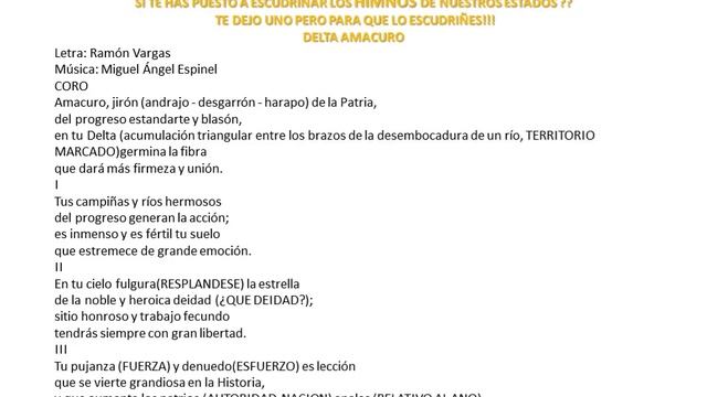 La verdad sobre los Simbolos Patrios DELTA AMACURO-VENEZUELA смотреть онлайн