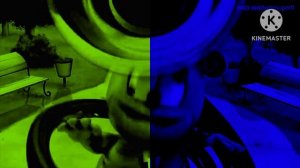 green + blue + mirror + pitch -2 gummy bear Russian я мишка гуми бер