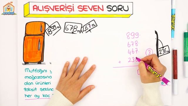 Çarpma - Bölme İşlemi Gerektiren Problemler | 3.Sınıf Matematik evokul Kampı смотреть онлайн