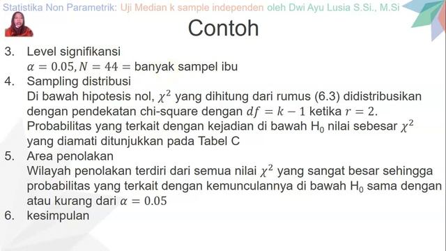 Uji Median untuk k Sampel Independen смотреть онлайн