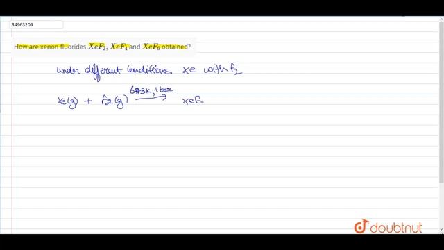 How are xenon fluorides `XeF_(2),XeF_(4)` and `XeF_(6)` obtained? смотреть онлайн