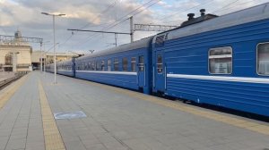 ТЭП70БС,С поездом Минск-Гродно На станции Минск-Пассажирский.