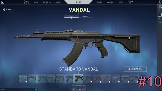 My top 20 vandal skins in Valorant! смотреть онлайн