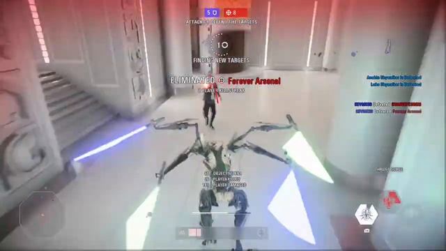 Star Wars Battlefront 2 General Grevious gets stuck in the floor! смотреть онлайн