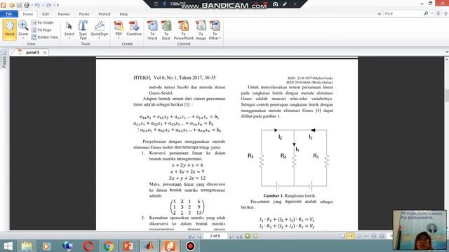 Ulas Implementasi Metode Eliminasi Gauss Pada Rangkaian ListrikMenggunakan Matlab смотреть онлайн