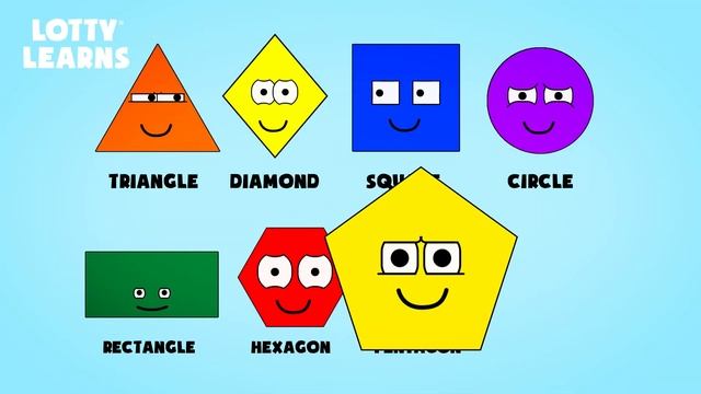 Learn Shapes | shapes and colors | Lotty Learns смотреть онлайн