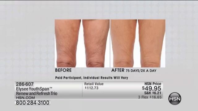 Elysee YouthSpan Renew and Refresh Trio смотреть онлайн