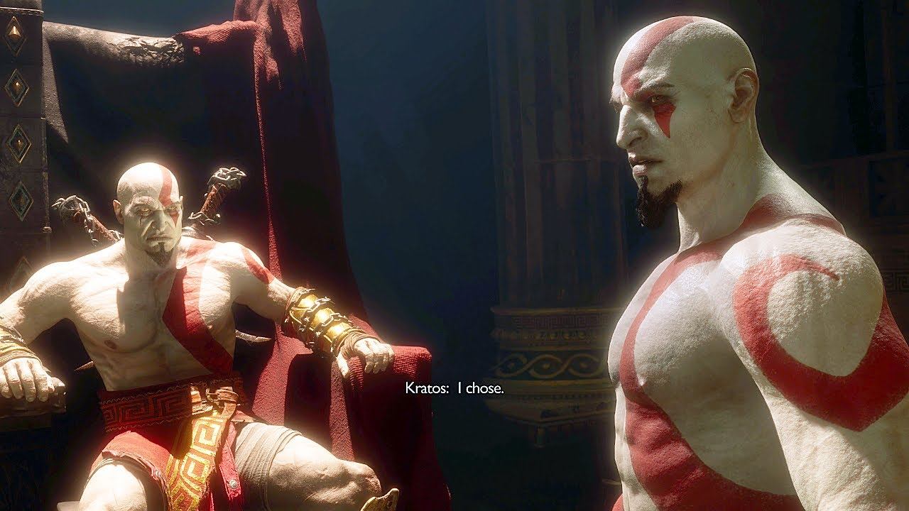 Young Kratos Meets Evil Kratos Scene - God Of War Ragnarok Valhalla DLC смотреть онлайн