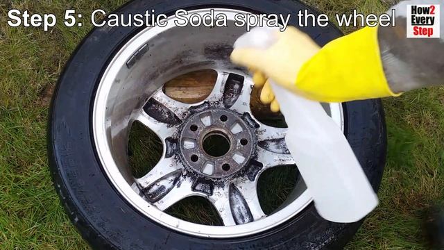 Extreme alloy wheel clean brake dust removal guide using vinegar, caustic soda and WD-40. How to смотреть онлайн