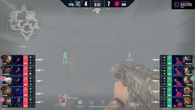 VALORANT Masters Berlin: Fase de Grupos | ZETA DIVISION x KRU Esports (Mapa 3) смотреть онлайн