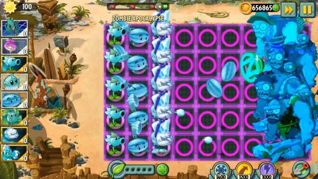 Plants vs Zombies 2 Hack - Plantas de Hielo vs Horda de Zombistein смотреть онлайн