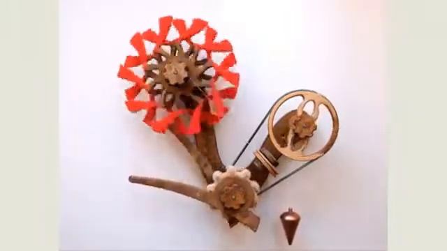 Wall ART Video - Wooden Kinetic Sculpture - Blossom смотреть онлайн