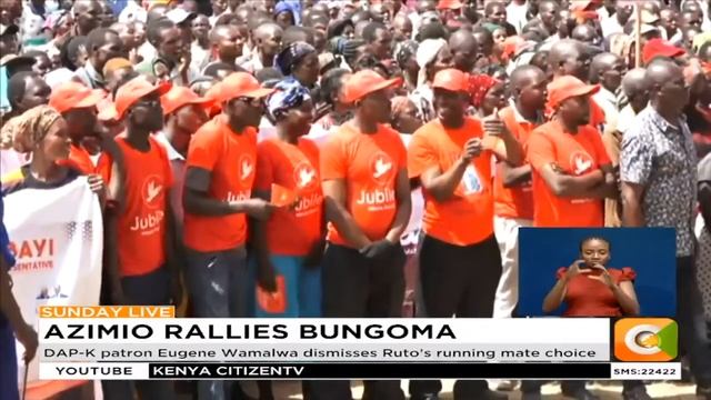 DAP-K patron Eugene Wamalwa dismisses Ruto’s running mate choice смотреть онлайн