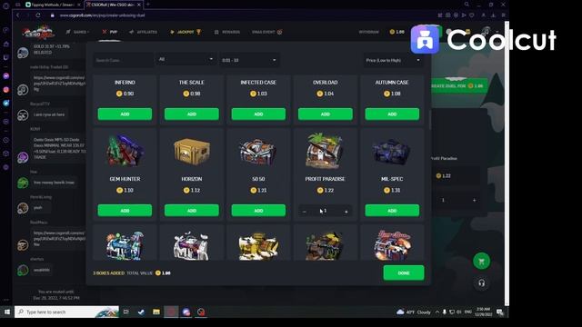 csgoroll free case opening смотреть онлайн