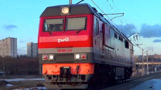 Тепловоз ТЭП70БС-244:-) смотреть онлайн