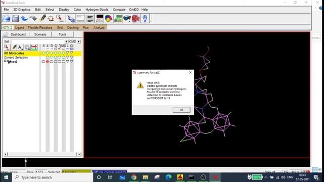 AutoDock Tutorial- Part 4. Preparing Ligand For Docking