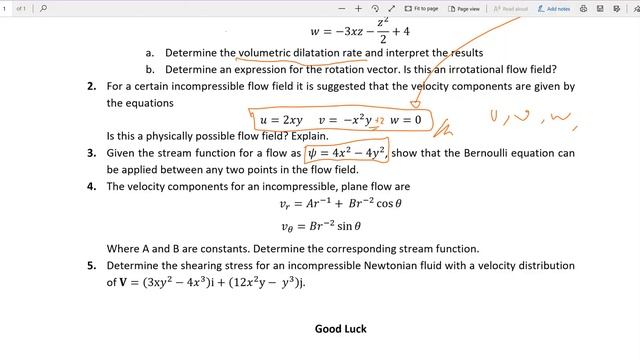 Chapter 6 Differential Analysis of Fluid Flow смотреть онлайн