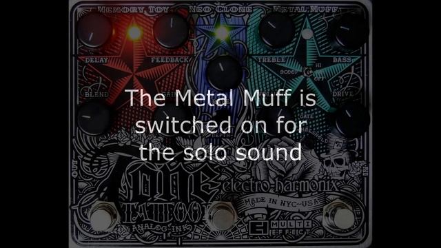 Electro-Harmonix Tone Tattoo Analog Delay / Chorus / Distortion Pedal (Demo By Bill Ruppert)