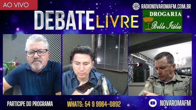 Zelvir Santi, sabatinado do Programa Debate Livre da Rádio Nova Roma FM смотреть онлайн