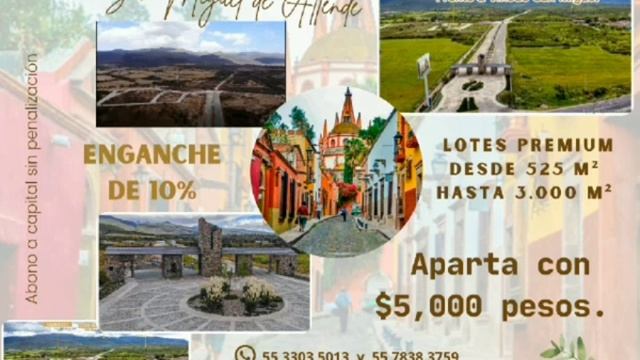 ¡SAN MIGUEL DE ALLENDE!. - GRAN HIT INMOBILIARIO. ESPECTACULAR VENTA DE TERRENOS PREMIUM. смотреть онлайн