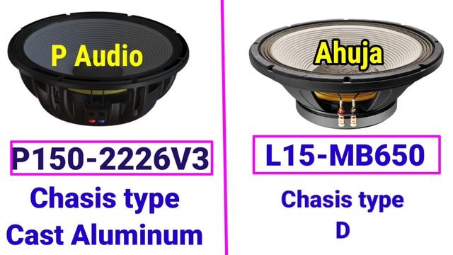Ahuja L15-mb650 vs p Audio p150-2226v3 full Compair video | p audio vs ahuja speaker смотреть онлайн
