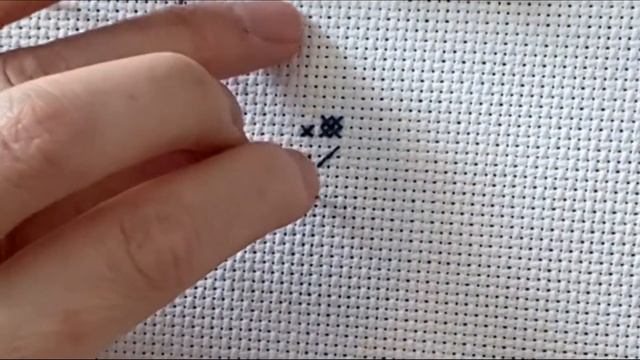 Cross Stitch: Enlarging A Pattern Without Changing Fabric Count pt 2: Fractional Stitches смотреть онлайн