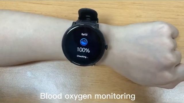V15S full round touch screen black silicone message reminder Tuya smart remote watch смотреть онлайн