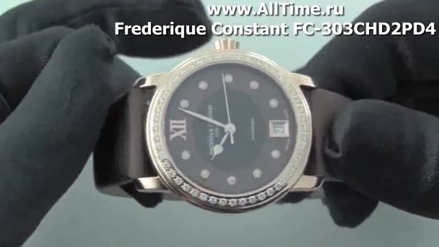Женские наручные швейцарские часы Frederique Constant FC-303CHD2PD4 смотреть онлайн