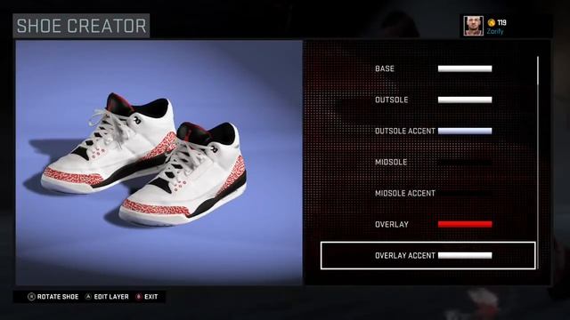 NBA 2K16 Shoe Creator - Air Jordan 3 Custom "Carmine" смотреть онлайн
