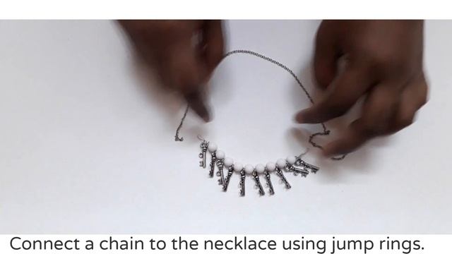 #DIYnecklace#JEWELLERYMAKING Antique silver key charm necklace and matching earrings #Clayandcolors смотреть онлайн