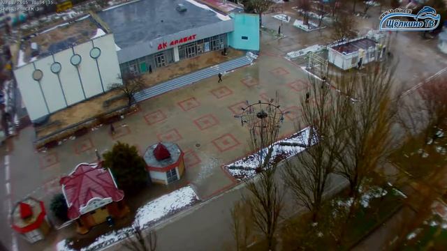 Центр Щёлкино, 11.02.2015 - time-lapse с камеры 3 смотреть онлайн