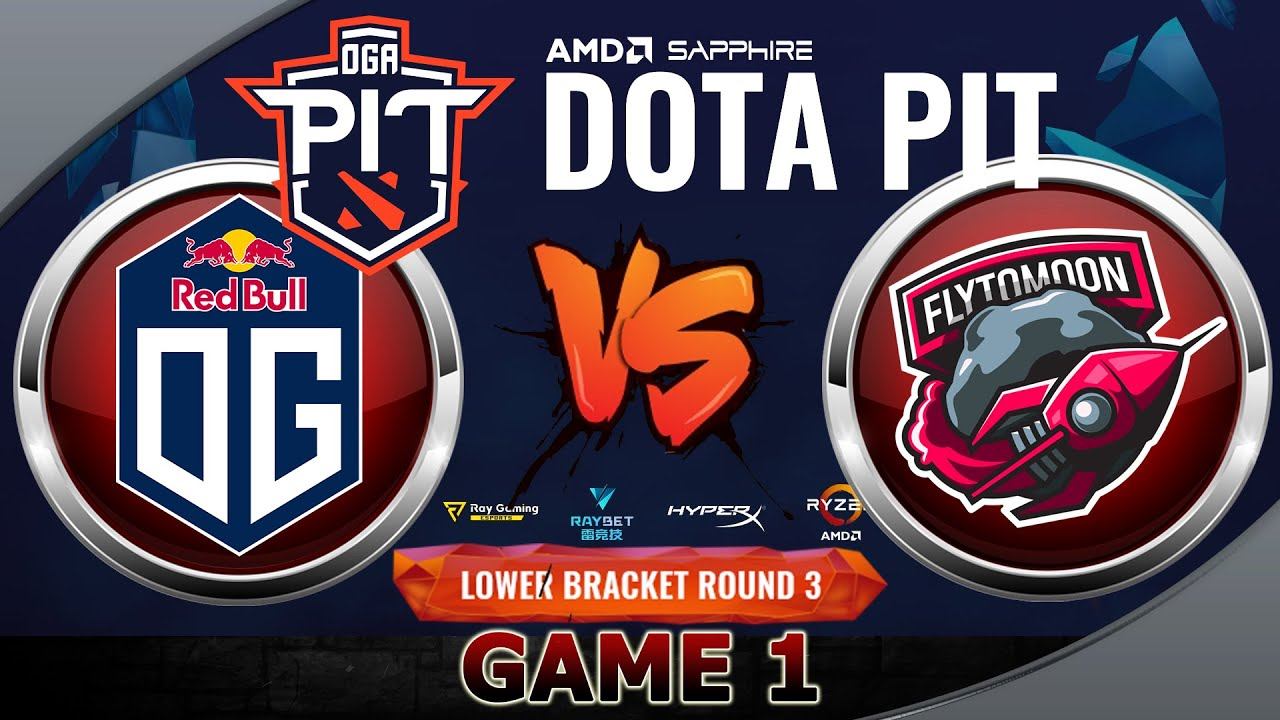 OG vs FLY TO MOON GAME 1 -Lower Bracket Round 3 - AMD SAPPHIRE OGA DOTA PIT EU CIS смотреть онлайн