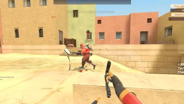 Playing Counter-Strike in Team Fortress 2 смотреть онлайн