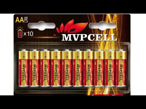 Mvpcell, AA LR6,AAA LR03,C LR14,D LR20,9V 6LR61 alkaline batteries manufacture in China. смотреть онлайн