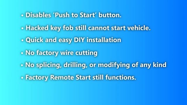 Plug & Play 2 Stage Kill Switch Anti-Theft of Charger & Challenger -Redeye, Hellcat, Scat Pack & SR смотреть онлайн
