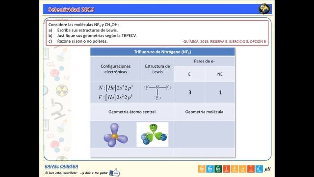 015. QUÍMICA. 2019. RESERVA B. EJERCICIO 3. OPCIÓN B смотреть онлайн