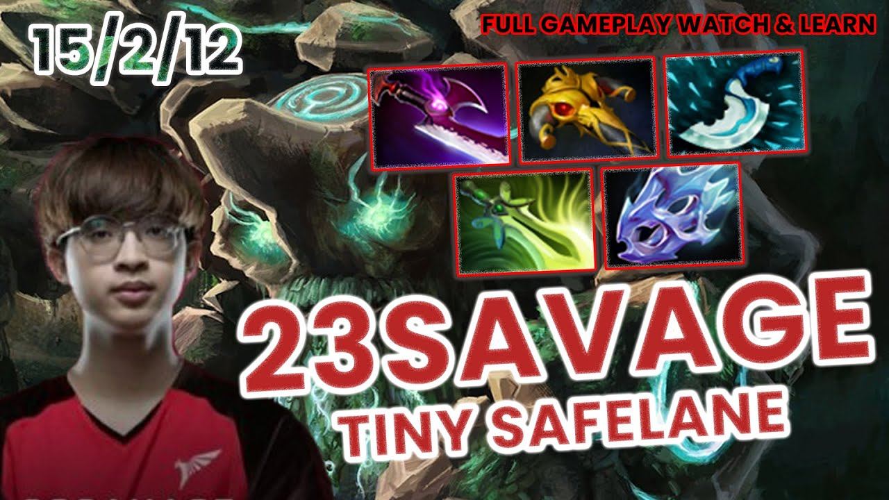 Tiny Safelane Full Gameplay by 23savage - Dota 2 Patch 7.31b Full Gameplay смотреть онлайн