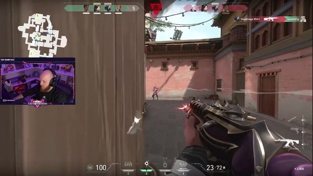 INSANE 1 TAP AT THE PERFECT MOMENT! FIRST TIME PLAYING PHOENIX! - Valorant смотреть онлайн