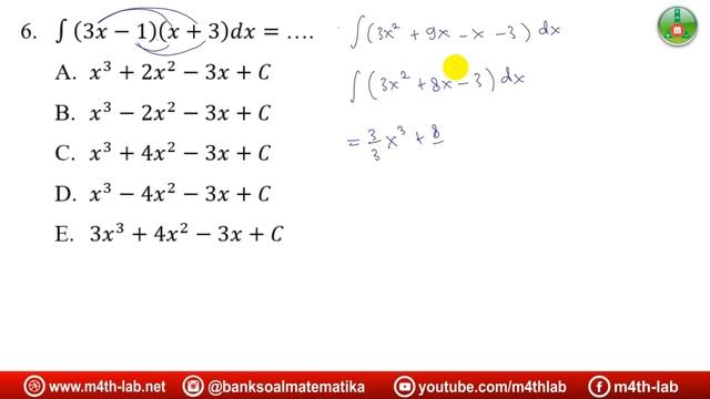 Konsep Dasar Integral Fungsi Aljabar (Integral Part 1) M4THLAB смотреть онлайн
