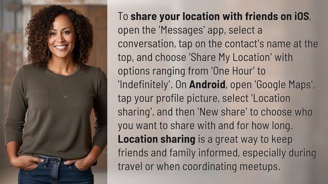 How do you share your location with friends on iOS and Android? смотреть онлайн