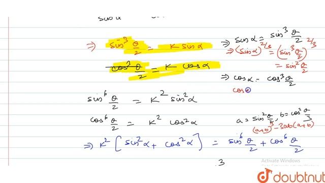 if `cos^2theta= (m^2-1)/3 and tan^3\ theta/2 = tanalpha,` prove that `cos^(2//3) смотреть онлайн