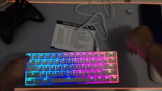 Unboxing Mechanic Keyboard RGB Termurah Vx5 Vortex Series смотреть онлайн